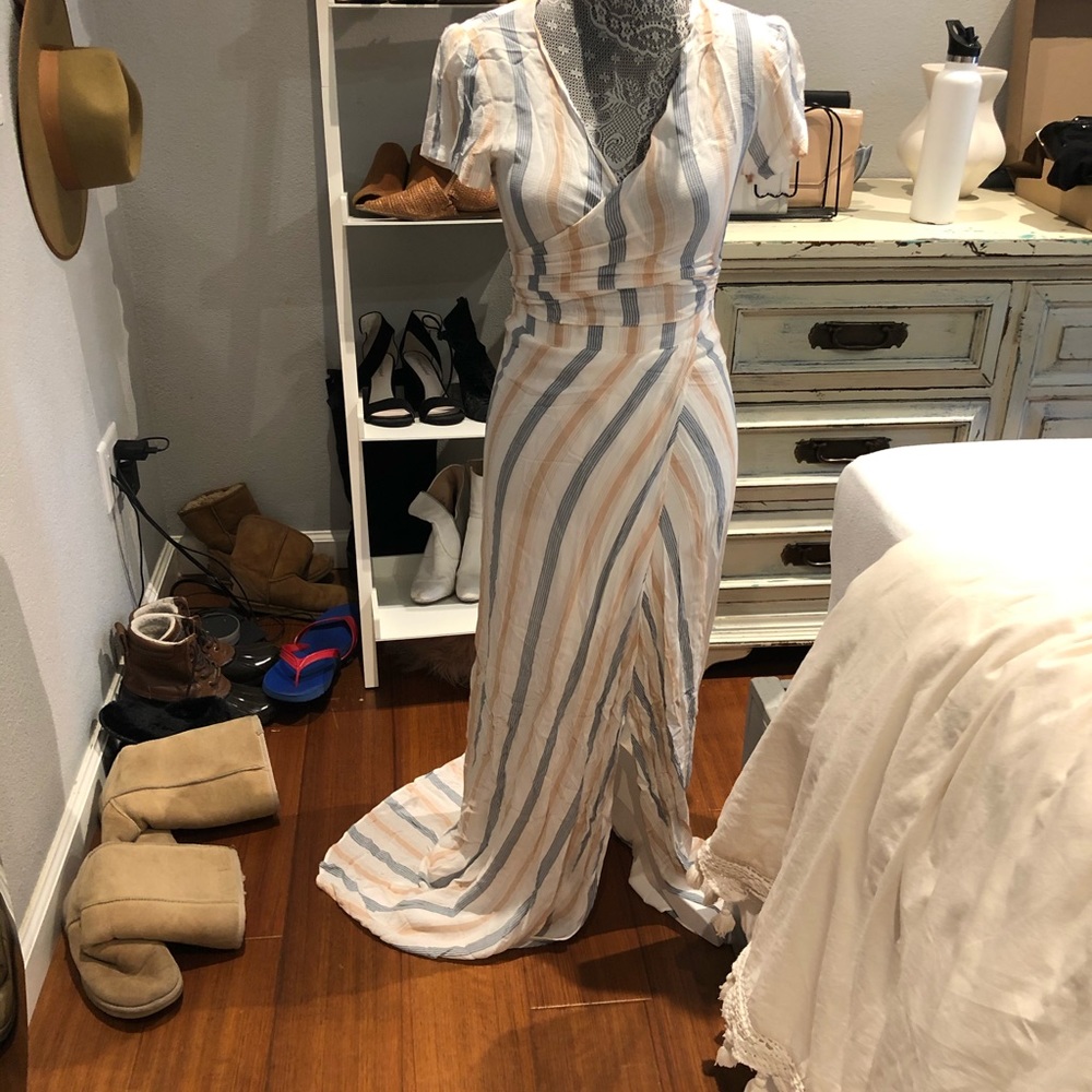 Never been work crop skirt and maxi skirt set